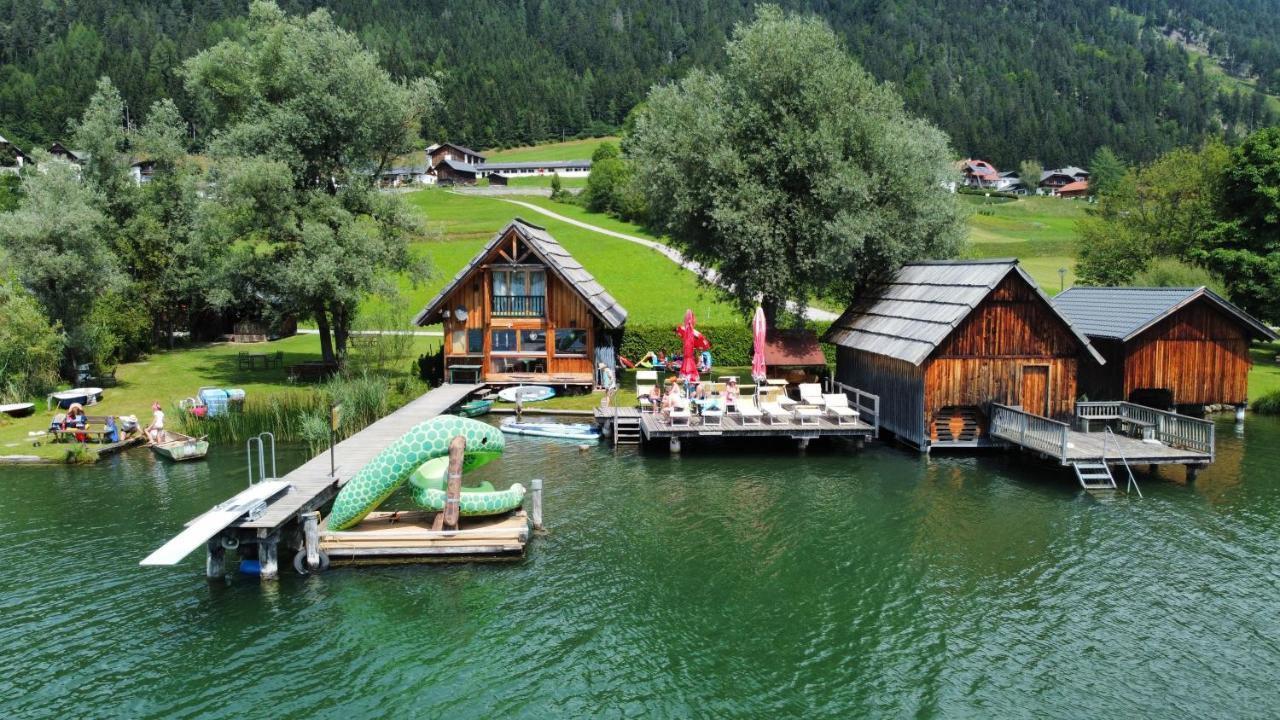 Erdhaeuser Und Apartments Mit Seeblick Und Alleinlage Weissensee Exterior photo